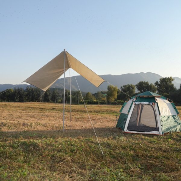 Camping Tent Manufacturer Custom Outdoor Glamping Tent With Canopy - Image 3