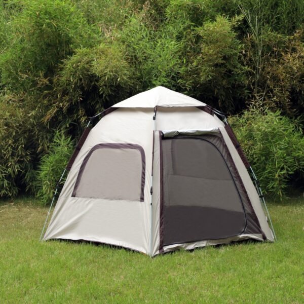 Outdoor Gear Suppliers Custom Spacious Family Camping Tent Set: Hexagonal White Oxford Tent and  Oval Dome Canopy - Image 5