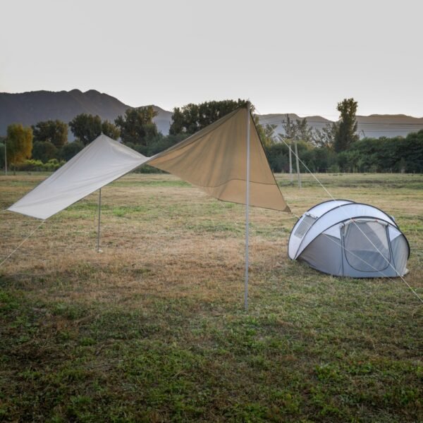 Custom Wholesale Ultralight Camping Tents |Pop-up Automatic Boat Tent and Butterfly Shape Silver-Coated Canopy - Image 2