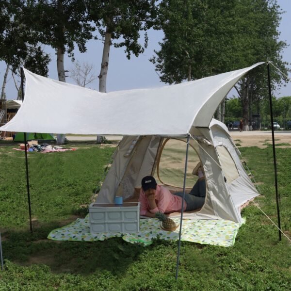 Camping Tent Wholesale Custom Quick Setup Foggy Grey Durable Portable Tents