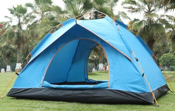 Camping Tent Factory Custom PU-coated Four-season Automatic Two-door Tent - Image 9