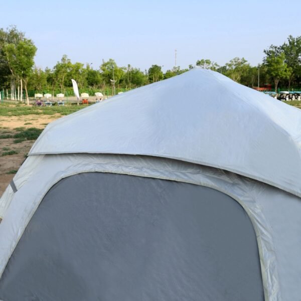 Factory Wholesaler OEM 2-in-1 Camping Tent Set | Single-Layer  Automatic Tent with Canopy - Image 4